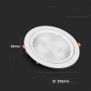 Oprawa V-TAC LED downlight SAMSUNG CHIP 30W ruchoma VT-2-30 6500K 2920lm 5 lat gwarancji